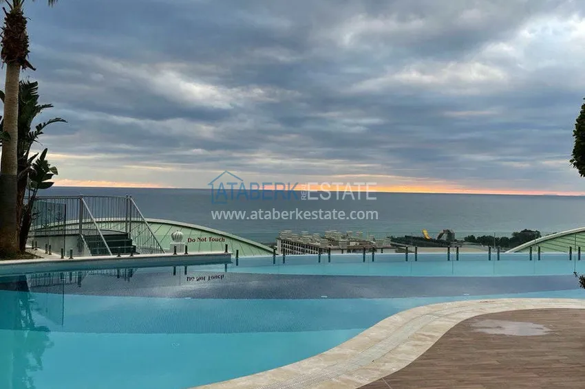 Apartament z wyjściem do ogrodu w rezydencji z koncepcją hotelową — Alanya, dzielnica Konakli  10 
