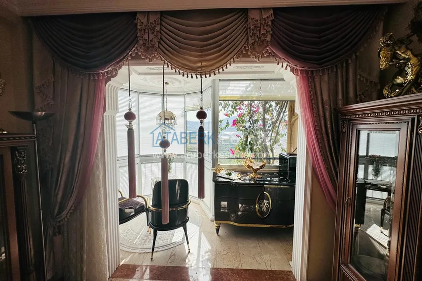 Kupuj  Duplex z ekskluzywnymi meblami koncepcyjnymi i luksusowymi panoramicznymi widokami — Alanya, dzielnica Mahmutlar 9 