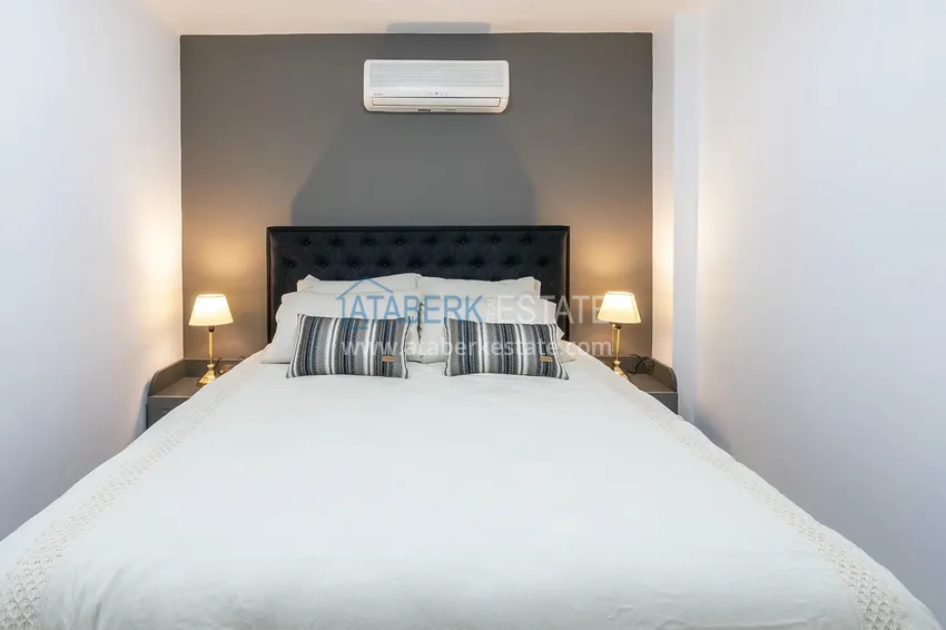 Kupuj  Apartament pod klucz przy plaży w Alanya, dzielnica Oba. Nadaje się do zezwolenia na pobyt  10 