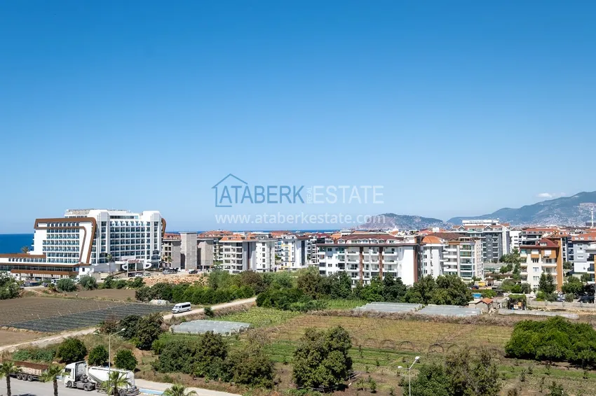 Kupuj  Apartament z 2 sypialniami z meblami i widokiem na morze — Alanya, Mahmutlar 12 