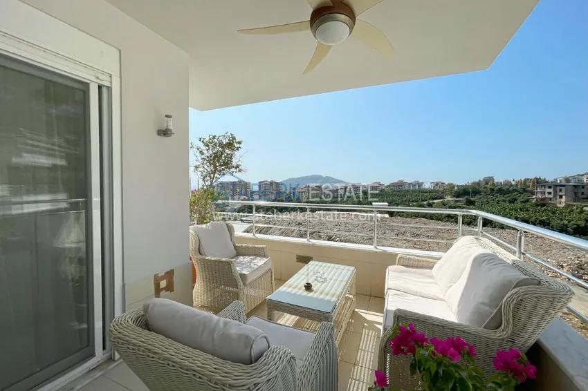 Kupuj  Umeblowany dwupoziomowy penthouse z widokiem na morze i góry — Alanya, dzielnica Cikcilli 12 