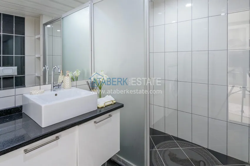 Kupuj  Apartament pod klucz przy plaży w Alanya, dzielnica Oba. Nadaje się do zezwolenia na pobyt  14 