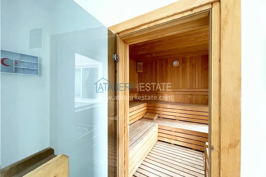 Umeblowany dwupoziomowy penthouse z widokiem na morze i góry — Alanya, dzielnica Cikcilli 17 