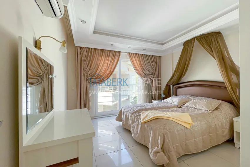 Kupuj  Umeblowany dwupoziomowy penthouse z widokiem na morze i góry — Alanya, dzielnica Cikcilli 17 