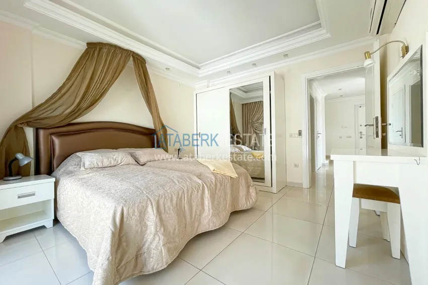 Kupuj  Umeblowany dwupoziomowy penthouse z widokiem na morze i góry — Alanya, dzielnica Cikcilli 19 