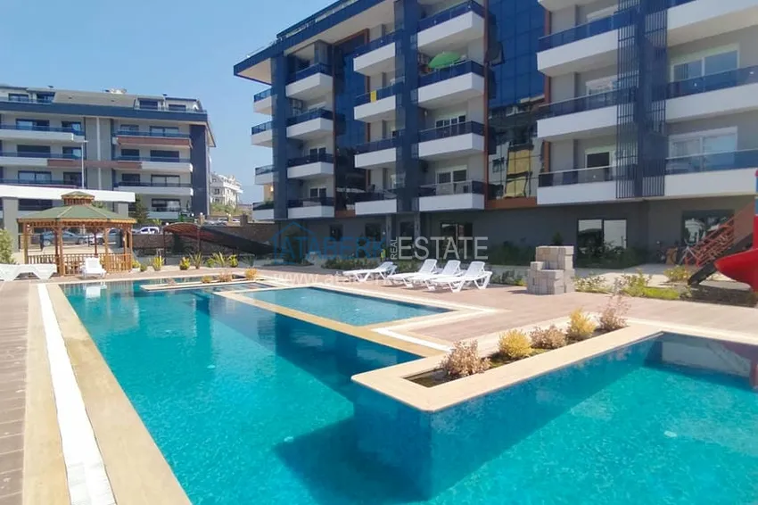 Mieszkanie do wynajęcia w Alanya, dzielnica Oba z meblami w nowoczesnym kompleksie nr 18 1 