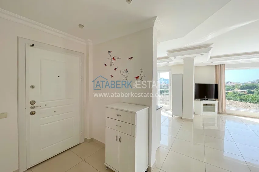 Kupuj  Umeblowany dwupoziomowy penthouse z widokiem na morze i góry — Alanya, dzielnica Cikcilli 1 