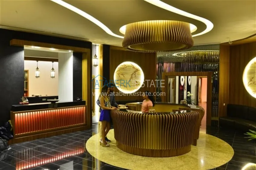 Apartament z wyjściem do ogrodu w rezydencji z koncepcją hotelową — Alanya, dzielnica Konakli  20 