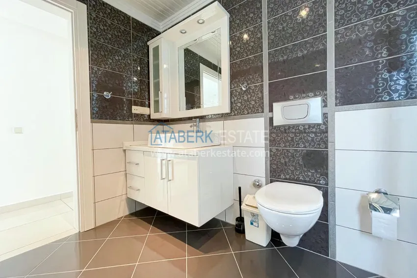 Kupuj  Umeblowany dwupoziomowy penthouse z widokiem na morze i góry — Alanya, dzielnica Cikcilli 22 