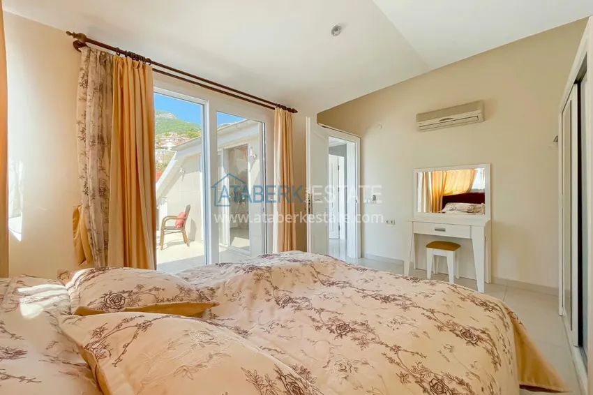 Kupuj  Umeblowany dwupoziomowy penthouse z widokiem na morze i góry — Alanya, dzielnica Cikcilli 28 