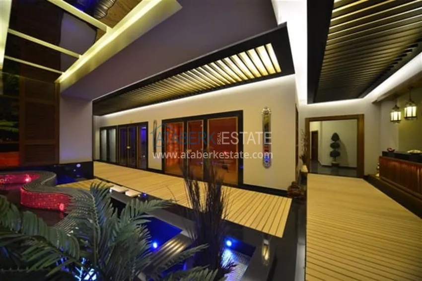 Apartament z wyjściem do ogrodu w rezydencji z koncepcją hotelową — Alanya, dzielnica Konakli  29 