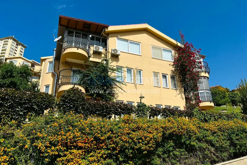 Duplex z ekskluzywnymi meblami koncepcyjnymi i luksusowymi panoramicznymi widokami — Alanya, dzielnica Mahmutlar 11 
