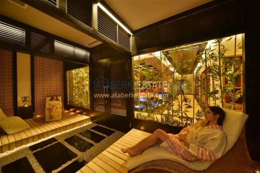 Apartament z wyjściem do ogrodu w rezydencji z koncepcją hotelową — Alanya, dzielnica Konakli  31 
