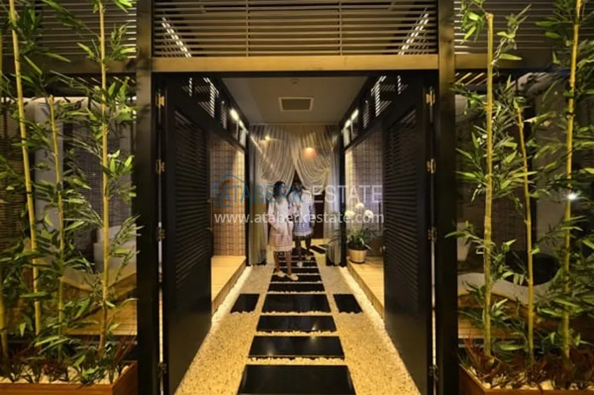 Apartament z wyjściem do ogrodu w rezydencji z koncepcją hotelową — Alanya, dzielnica Konakli  32 