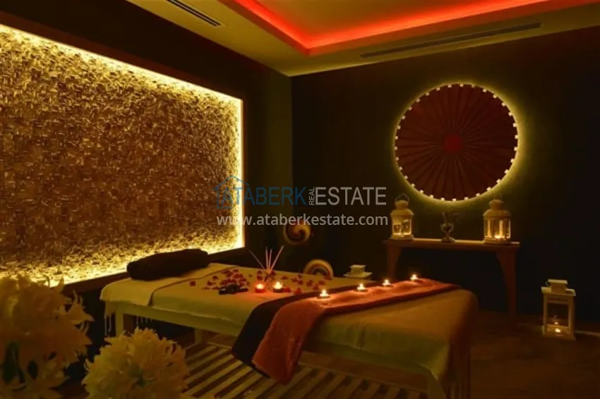 Apartament z wyjściem do ogrodu w rezydencji z koncepcją hotelową — Alanya, dzielnica Konakli  34 