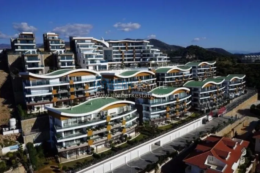 Apartament z wyjściem do ogrodu w rezydencji z koncepcją hotelową — Alanya, dzielnica Konakli  3 