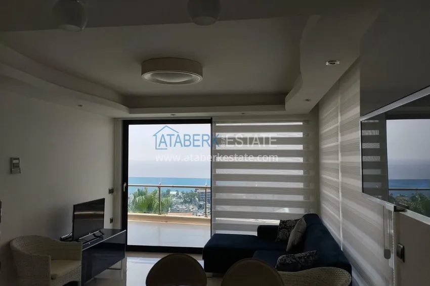 Kupuj  Przestronny apartament z jedną sypialnią z panoramicznym widokiem na morze bezpośrednio od właściciela w dzielnicy Alanya - Konakli 3 