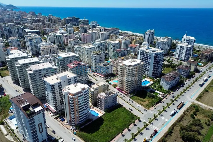 Apartament z 2 sypialniami z meblami i widokiem na morze — Alanya, Mahmutlar 5 