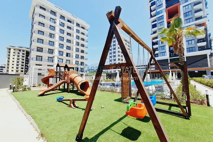 Panoramiczny dwupoziomowy penthouse z oryginalnym wnętrzem w centrum Mahmutlar, sobotni rynek 5 