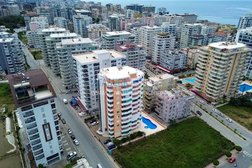 Apartament z 2 sypialniami z meblami i widokiem na morze — Alanya, Mahmutlar 6 