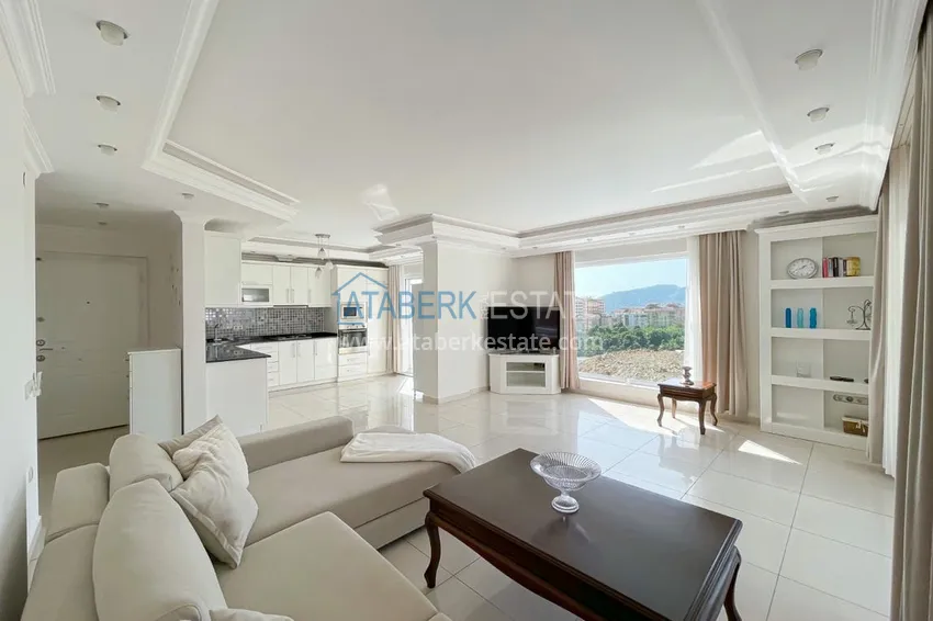 Kupuj  Umeblowany dwupoziomowy penthouse z widokiem na morze i góry — Alanya, dzielnica Cikcilli 6 
