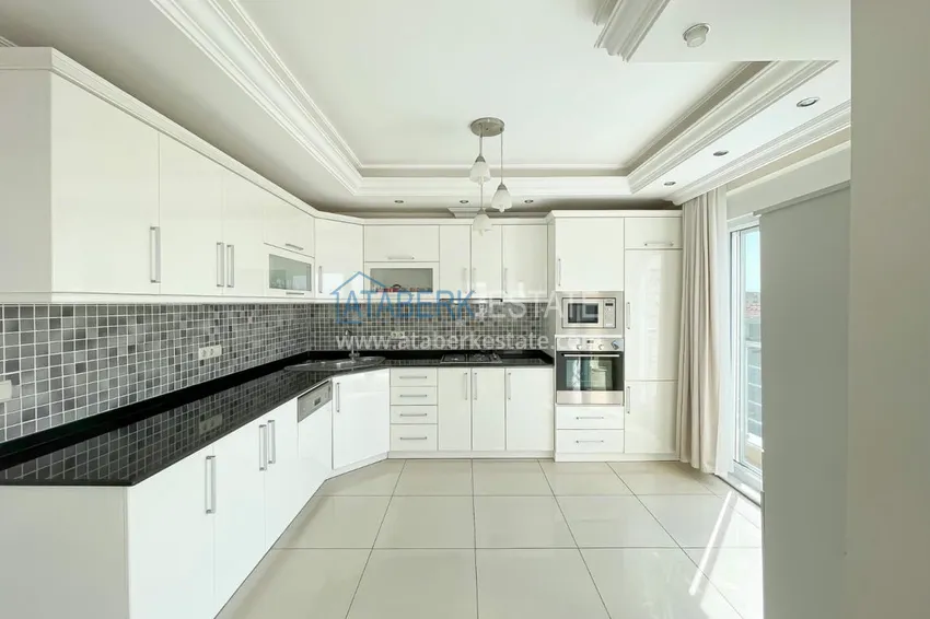 Kupuj  Umeblowany dwupoziomowy penthouse z widokiem na morze i góry — Alanya, dzielnica Cikcilli 8 