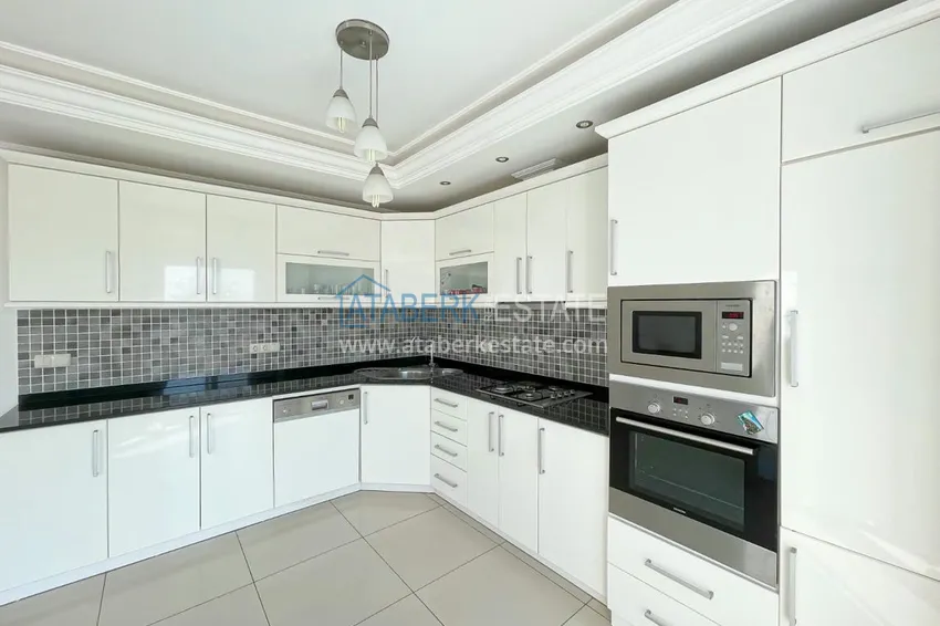 Kupuj  Umeblowany dwupoziomowy penthouse z widokiem na morze i góry — Alanya, dzielnica Cikcilli 9 