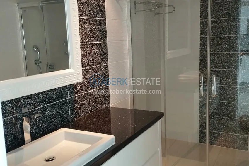 Kupuj  Przestronny apartament z jedną sypialnią z panoramicznym widokiem na morze bezpośrednio od właściciela w dzielnicy Alanya - Konakli 9 