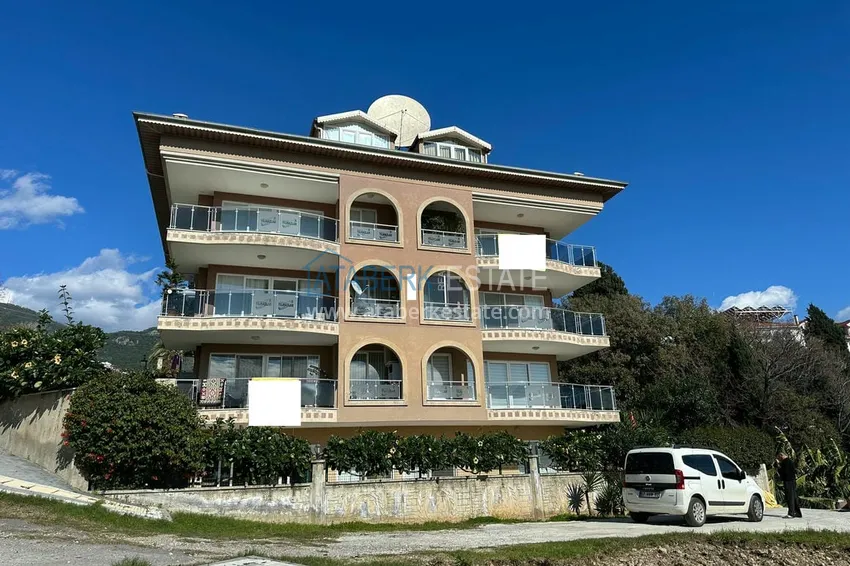 Nieruchomość na zezwolenie na pobyt! Umeblowany duplex z panoramicznym widokiem na morze w malowniczej okolicy Sugozu, Alanya 1 