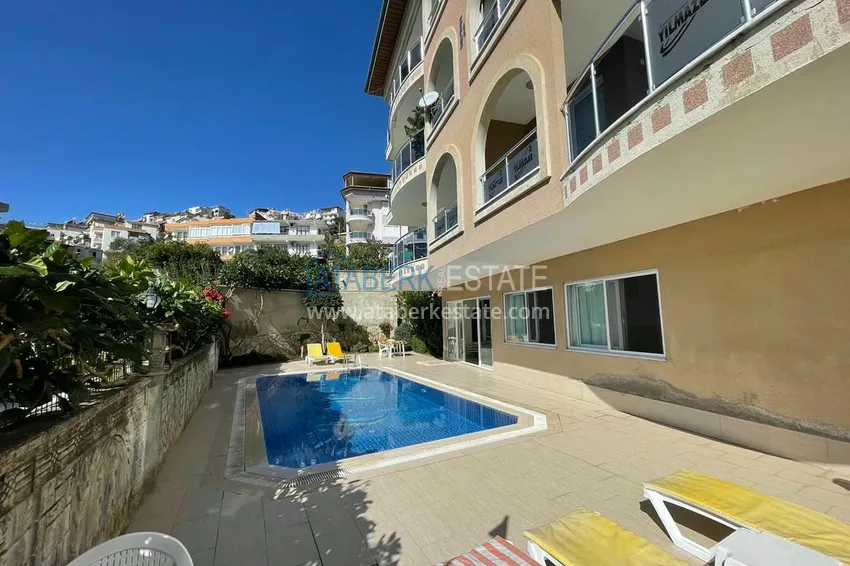 Nieruchomość na zezwolenie na pobyt! Umeblowany duplex z panoramicznym widokiem na morze w malowniczej okolicy Sugozu, Alanya 3 