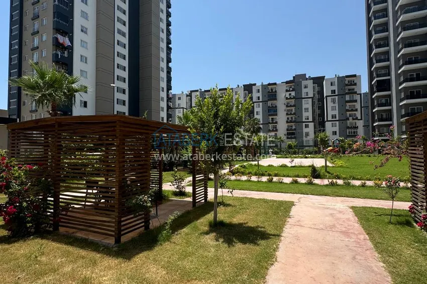 Apartament 1+1 w dzielnicy Teje, Mersin - z dwoma balkonami 5 