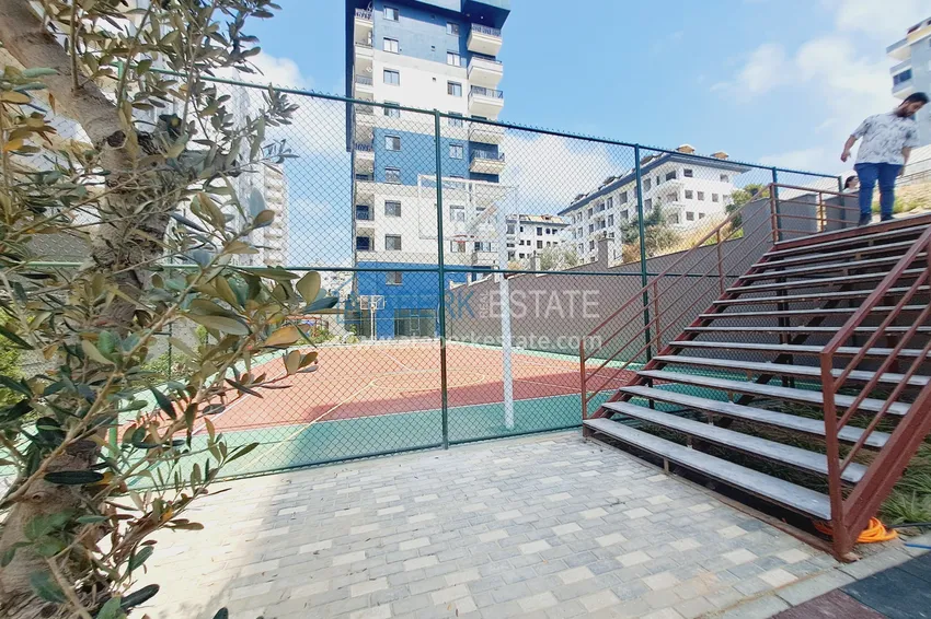 Dobrze wykończony apartament z jedną sypialnią w kompleksie z luksusową infrastrukturą - Alanya, dzielnica Payallar 10