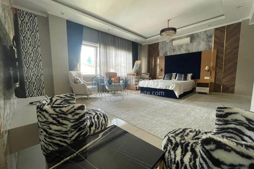 Kupuj  Doskonały dwupoziomowy penthouse z widokiem na morze w luksusowym kompleksie - dzielnica Cikcilli, Alanya 14 