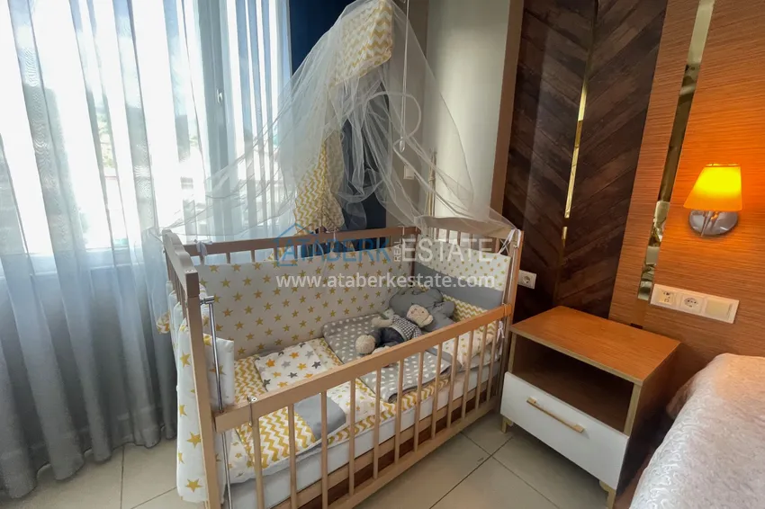 Kupuj  Doskonały dwupoziomowy penthouse z widokiem na morze w luksusowym kompleksie - dzielnica Cikcilli, Alanya 15 