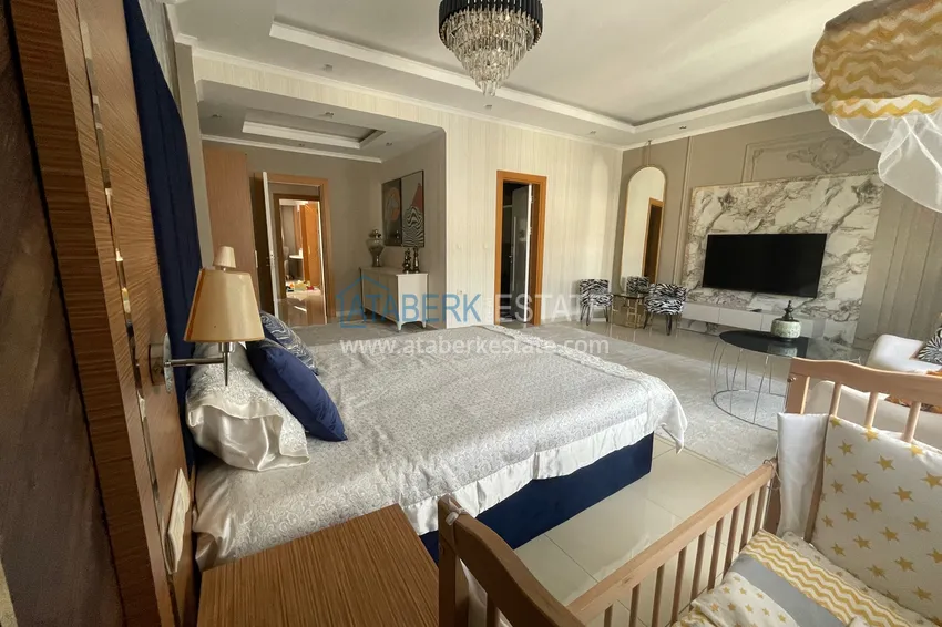 Kupuj  Doskonały dwupoziomowy penthouse z widokiem na morze w luksusowym kompleksie - dzielnica Cikcilli, Alanya 16 