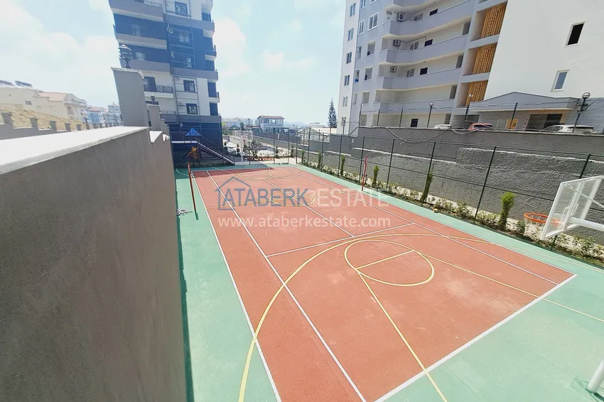 Dobrze wykończony apartament z jedną sypialnią w kompleksie z luksusową infrastrukturą - Alanya, dzielnica Payallar 11