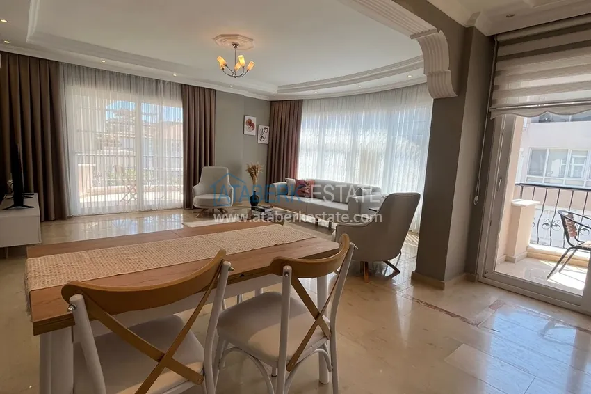 Kupuj Odnowiony apartament z nowymi meblami 300 metrów od morza - dzielnica Oba, Alanya 13
