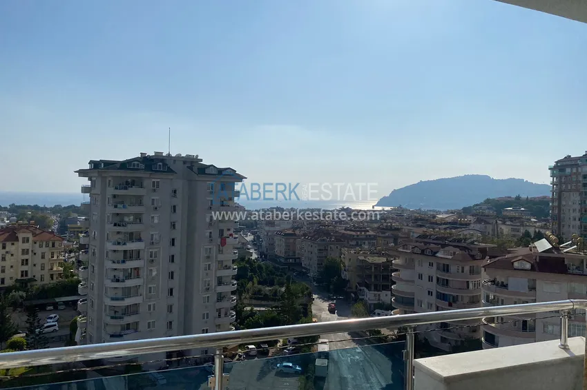 Kupuj  Umeblowany apartament z widokiem na morze w rejonie Cikcilli, Alanya 13 