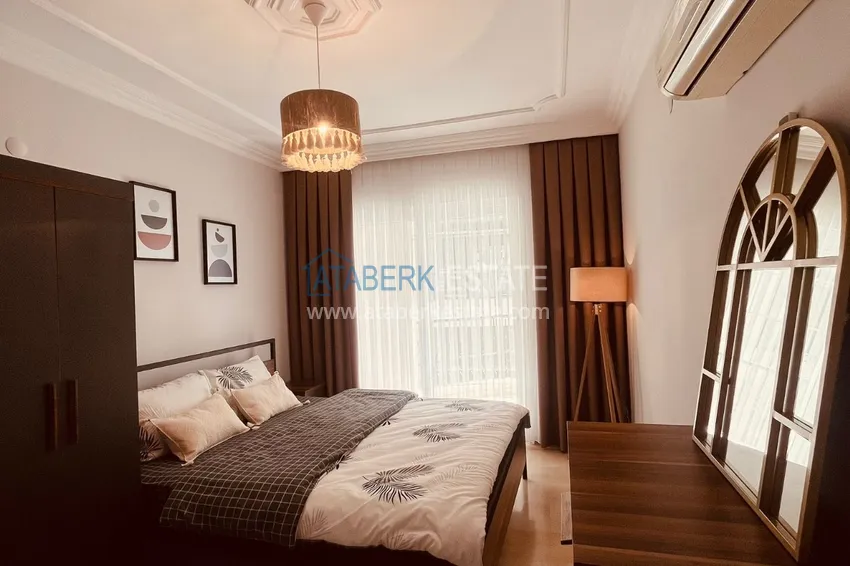 Kupuj Odnowiony apartament z nowymi meblami 300 metrów od morza - dzielnica Oba, Alanya 15