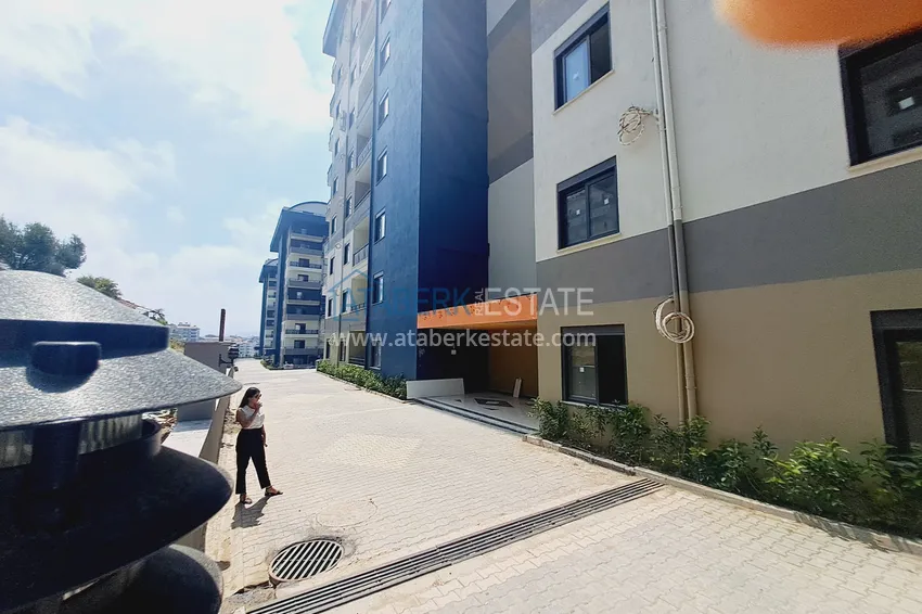 Dobrze wykończony apartament z jedną sypialnią w kompleksie z luksusową infrastrukturą - Alanya, dzielnica Payallar 14