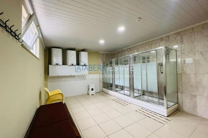 Umeblowany apartament z widokiem na morze w rejonie Cikcilli, Alanya 19 
