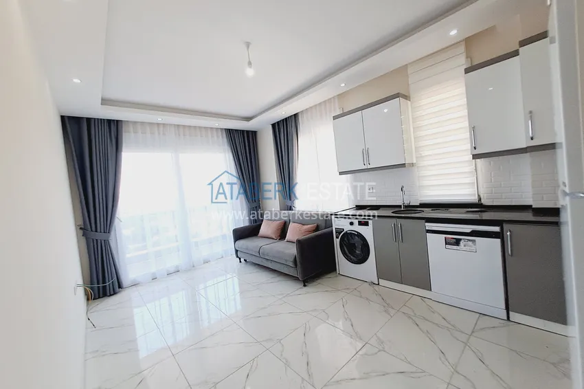 Kupuj  Umeblowany nowy apartament z meblami i widokiem na góry - dzielnica Oba, Alanya 2 