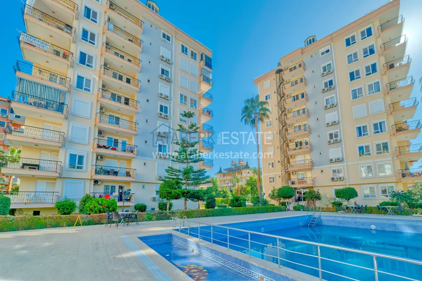 Przytulny apartament z 2 sypialniami z meblami i widokiem na góry w sercu Alanyi  1 