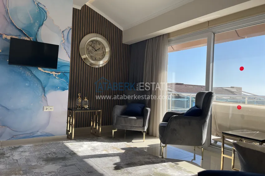 Kupuj  Doskonały dwupoziomowy penthouse z widokiem na morze w luksusowym kompleksie - dzielnica Cikcilli, Alanya 25 