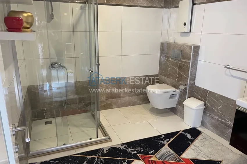 Kupuj  Doskonały dwupoziomowy penthouse z widokiem na morze w luksusowym kompleksie - dzielnica Cikcilli, Alanya 28 