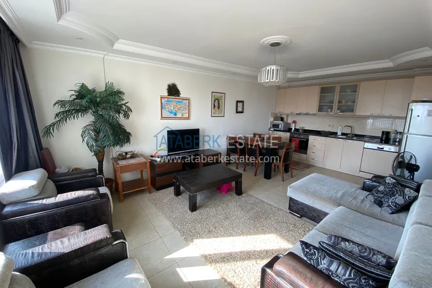 Kupuj  Umeblowany apartament z widokiem na morze w rejonie Cikcilli, Alanya 2 