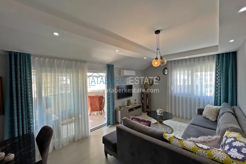 Kupuj  Umeblowany apartament dwupoziomowy 500 metrów od morza - Alanya, dzielnica Mahmutlar 3 