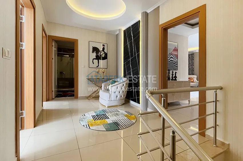 Kupuj  Doskonały dwupoziomowy penthouse z widokiem na morze w luksusowym kompleksie - dzielnica Cikcilli, Alanya 31 
