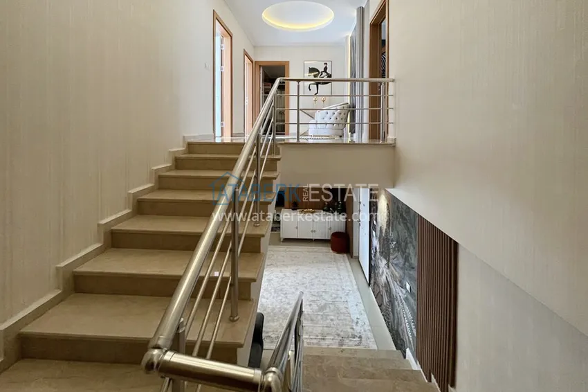 Kupuj  Doskonały dwupoziomowy penthouse z widokiem na morze w luksusowym kompleksie - dzielnica Cikcilli, Alanya 33 