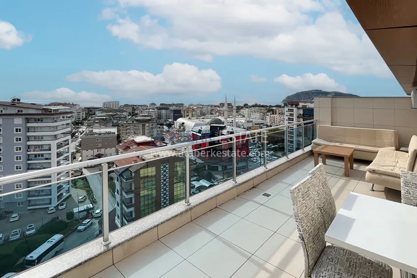 Kupuj  Doskonały dwupoziomowy penthouse z widokiem na morze w luksusowym kompleksie - dzielnica Cikcilli, Alanya 37 